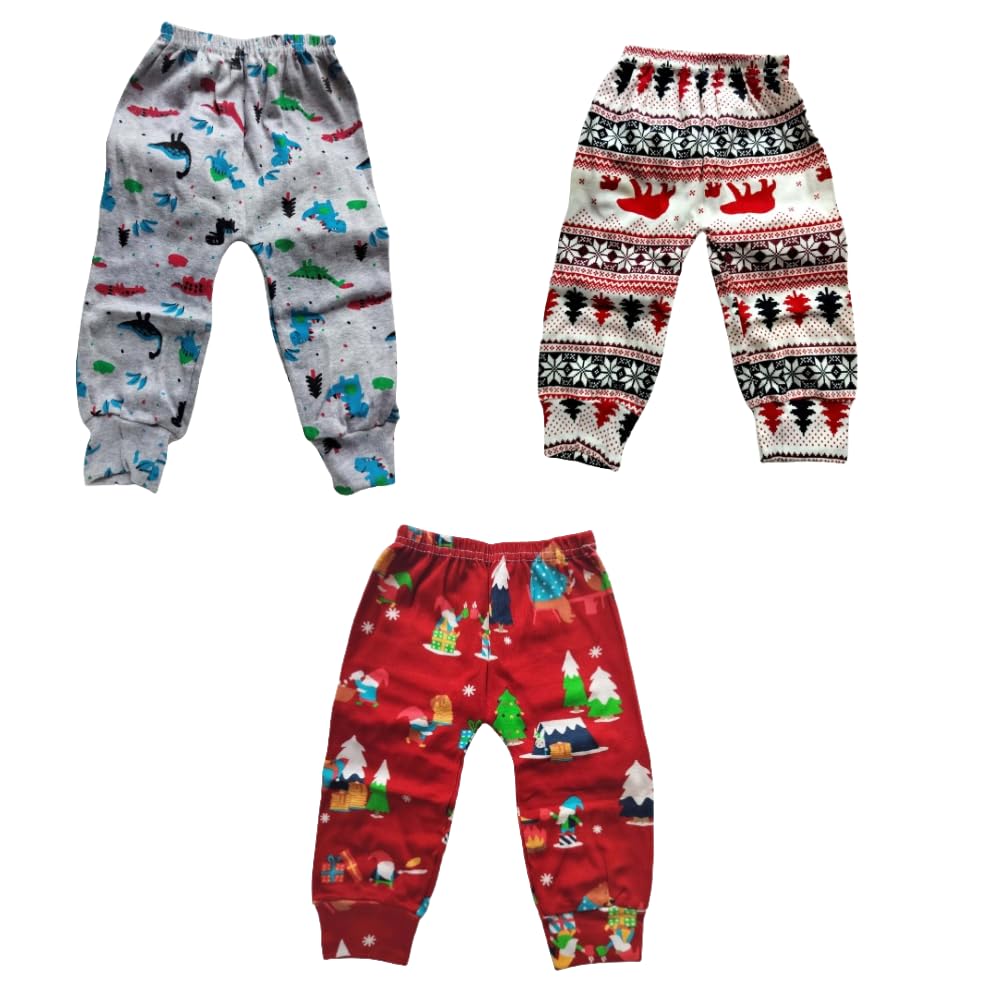 NEW CONCEPT Toddlers Cotton Dress Combo Pack (in, Age, 3 Years, 4 Years, Regular, 3, Multicolor Pant)