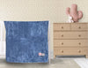 Florida All Season AC Baby Blanket Swaddler Wrapper Flannel Soft and Comfortable for 05 Years Baby Girls and Boys Navy