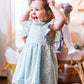2Bunnies Girl Baby Toddler Vintage Lace Pom Pom Flutter Sleeve Easter Birthday Outfit Dress (Mint, 2T)