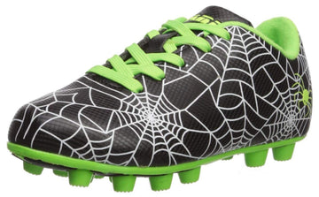 Vizari Baby Spiderweb Fg Size Soccer Shoe, Black/White/Green, 10 Regular Us Toddler