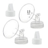 Momstouch 23mm Flange and Duckbill Valve Compatible with Spectra S1 S2 9 Plus Breastpump Replacement to Spectra Pump Parts, Not 