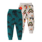 Huaer& Baby Boy'S Jogger Pants Dinosaur Car Animal Print Drawstring Elastic Sweatpants (1-Pack 2-Pack) (Car Dinosaur 3, 4T)