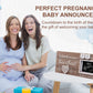 Garybank Love at First Heartbeat Ultrasound Picture Frame, Baby Announcement with Changeable Pregnancy Week Numbers, Pregnancy M