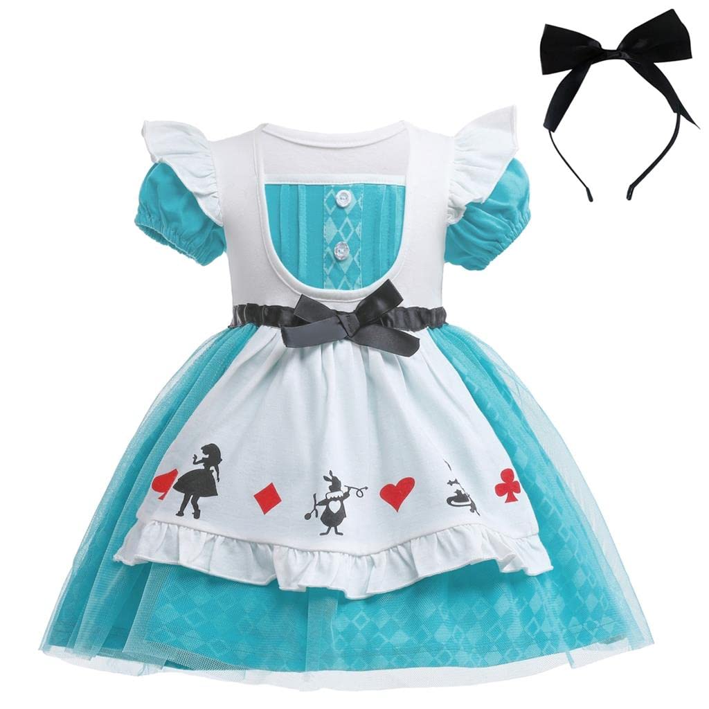 Dressy Daisy Princess Dress Up Clothes With Hair Hoop For Toddler Girls Halloween Fancy Party Summer Outfits Tulle Skirt Size 4T