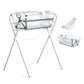 Evolur Supple Baby Spa Set - Complete Newborn Bath Essentials Kit with Baby Bathtub, Hammock Seat and Metal Frame | Infant Bath 