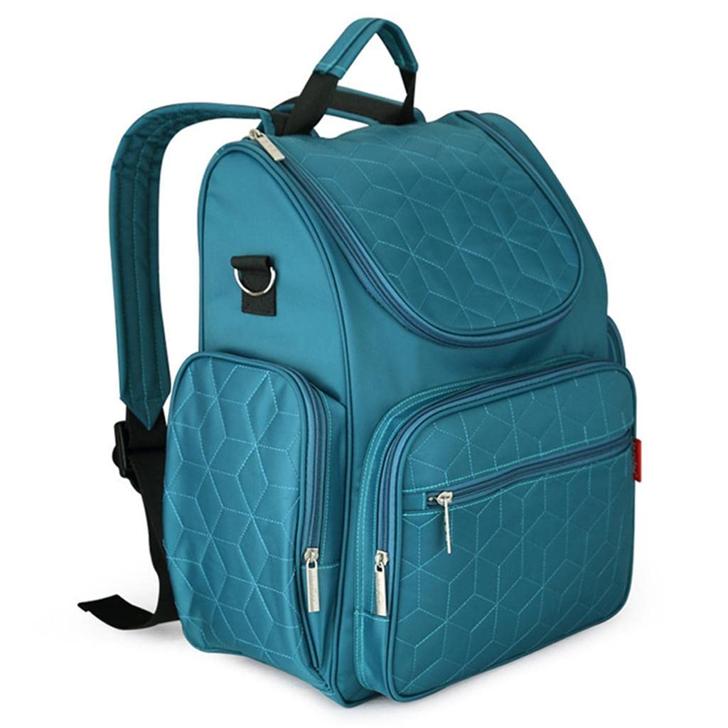 BNF Mummy Bag Baby Nappy Bottle Packsack Rucksack Waterproof Tote Handbag Green | Baby | Diapering | Diaper Bags