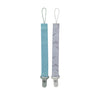 Nuby Pacifinder Baby Pacifier Clip - (2-Pack) - Pacifier Holder Clip With Convenient Hook Loop - Green Dots And Gray Arrows