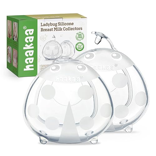 Haakaa Ladybug Milk Collectors Breastmilk Catcher Wearable Nursing Cups For Breastfeeding Moms To Collect Leaky Breast Milk, Pro