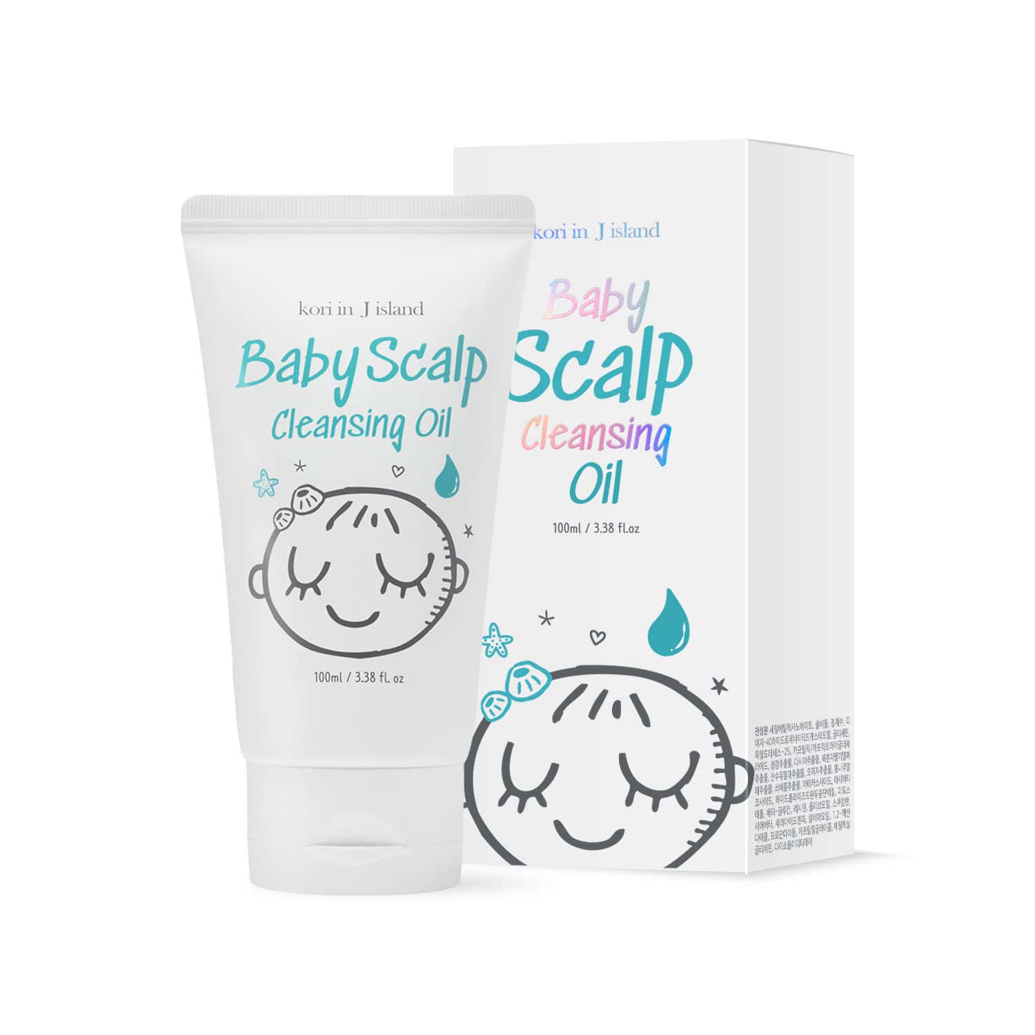 kori in J island Baby Scalp CleansingBaby Bath EssentialsScalp Brushkoriinj Clear White