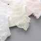 Domii Toddler Girl Dress Socks With Ruffles Little Girl Lace Socks Eyelet Frilly Ankle Socks 3-Pack 3 Pairs M(3-5T)