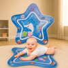 Toy Imagine Tummy Time Water Mat For Babies | Brain Development & Sensory Toys For Infants 312 Months | Star Shape Mat With Flo