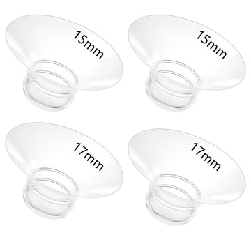 Tovvild Flange Insert 15/17Mm For Momcozy M5 M6 M9 V1 Pro V2 Pro S12 Pro S9 Pro, Compatible With Elvie/Spectra/Willow Go/Paruu B