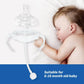 Straw Cup Soft Spout Conversion Kit For Philips Avent Natural Baby Bottle, Bottle Handles And Weighted Straw (4 Pack)