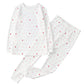Owlivia 100% Organic Cotton Baby Long Sleeve Pajama Sets, Toddler Boy Girl 2-Piece Sleepwear(5 Years, Pink Heart)