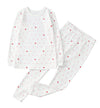 Owlivia 100% Organic Cotton Baby Long Sleeve Pajama Sets, Toddler Boy Girl 2-Piece Sleepwear(6 Years, Pink Heart)