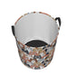 Gbuzozie Funny Cartoon Cats Round Laundry Hamper Storage Basket Toys Clothes Organizer Bin For Home Bathroom Bedroom Dorm Nurser