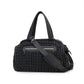 Diaper Quiltde Tote Large Mommy Maternity Bag Stroller Bag Upgrade Multi-Function with Adjustable Shoulder Strap (Blak1)