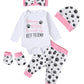 Aslaylme Newborn Girl Outfits Baby Coming Home Outfit Going Home Outit Baby Girl Bodysuit (Pink Long,0-3 Months)
