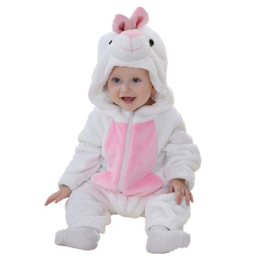Qzerplay Unisex Unisex Baby Halloween Costumes Cartoon Outfit Homewear (110(For Ages 24-30Months), Bunny)