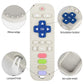 Chuya Silicone Baby Teether Toy TV Remote Control Shape Chew Toy for Babies 3+ Months, Teething Relief Baby Toys for Infants (Wh