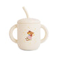mushie 100% Silicone Training Cup & Straw for Toddlers | 6 Months+ (Fairy Mice)