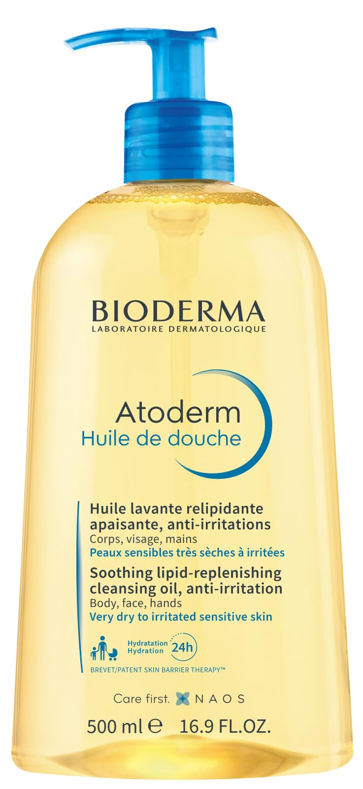 Bioderma - Atoderm - Cleansing Oil - Face And Body Cleansing Oil - Soothes Discomfort - Cleansing Oil For Very Dry Sensitive Ski