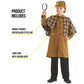 Fun Shack Victorian Detective Costume Kids, Detective Kids Costume, Detective Cape, Kids Detective Costume