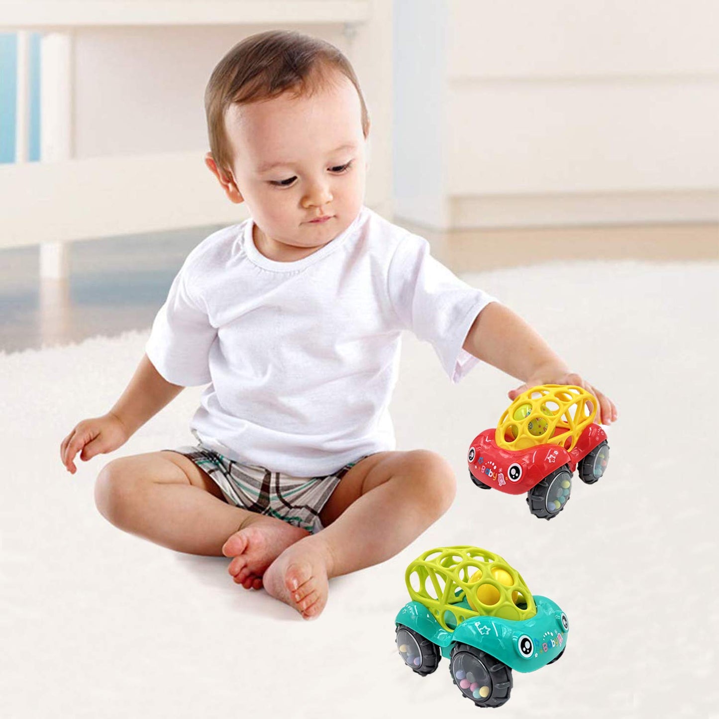 ZHIHUAN Toy Cars for Toddlers 1-3 - Baby Car Toys for 3-18 Months, Car Toys for 1-5 Year Olds Boy Girl, Baby Toy Cars 3 to 18 Mo