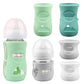 Silicone Sleeves For Avent Glass Natural Baby Bottle,4 Pack Bottles Shatter Proof Bottle Covers,Anti Flow Holder Compatible Baby