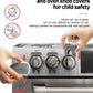 Stove Gas Knob Safety Covers,Oven Knob Covers For Child Safety,Baby Burners Proof Stove Knob Locks,Oven Door Baby Proofing (Grey