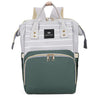 House Of Quirk Baby Diaper Bag Maternity Backpack (Dark Green/Stripe)
