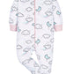 Gerber Baby Girls 4 Pack Sleep 'N Play Footie Cloudy Newborn