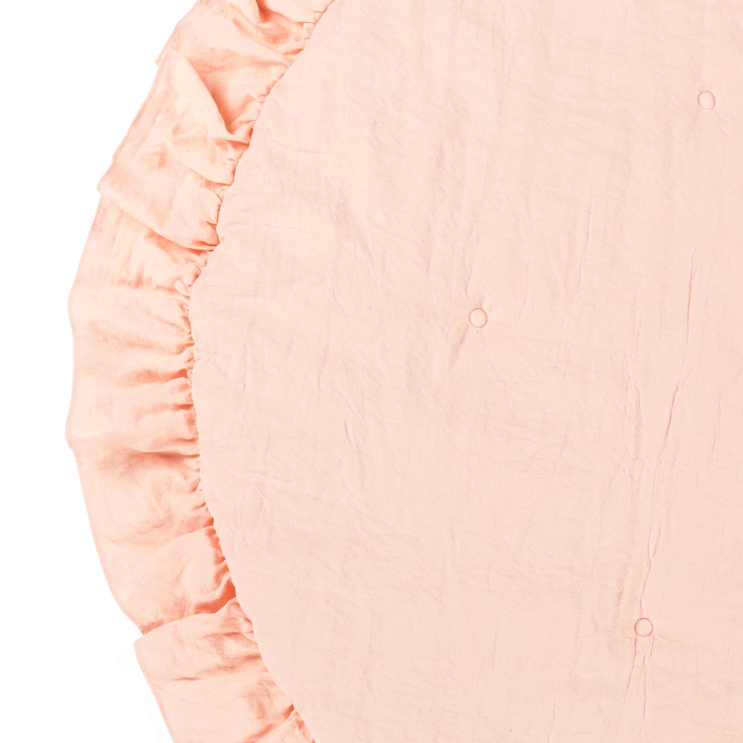 Lush Decor 36' Baby Round Ruffle Play Mat Single Diameter, Blush