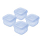 Olababy Silicone Food Storage Containers for Baby Meals On the Go (4-Pack)