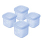 Olababy Silicone Food Storage Containers for Baby Meals On the Go (4-Pack)