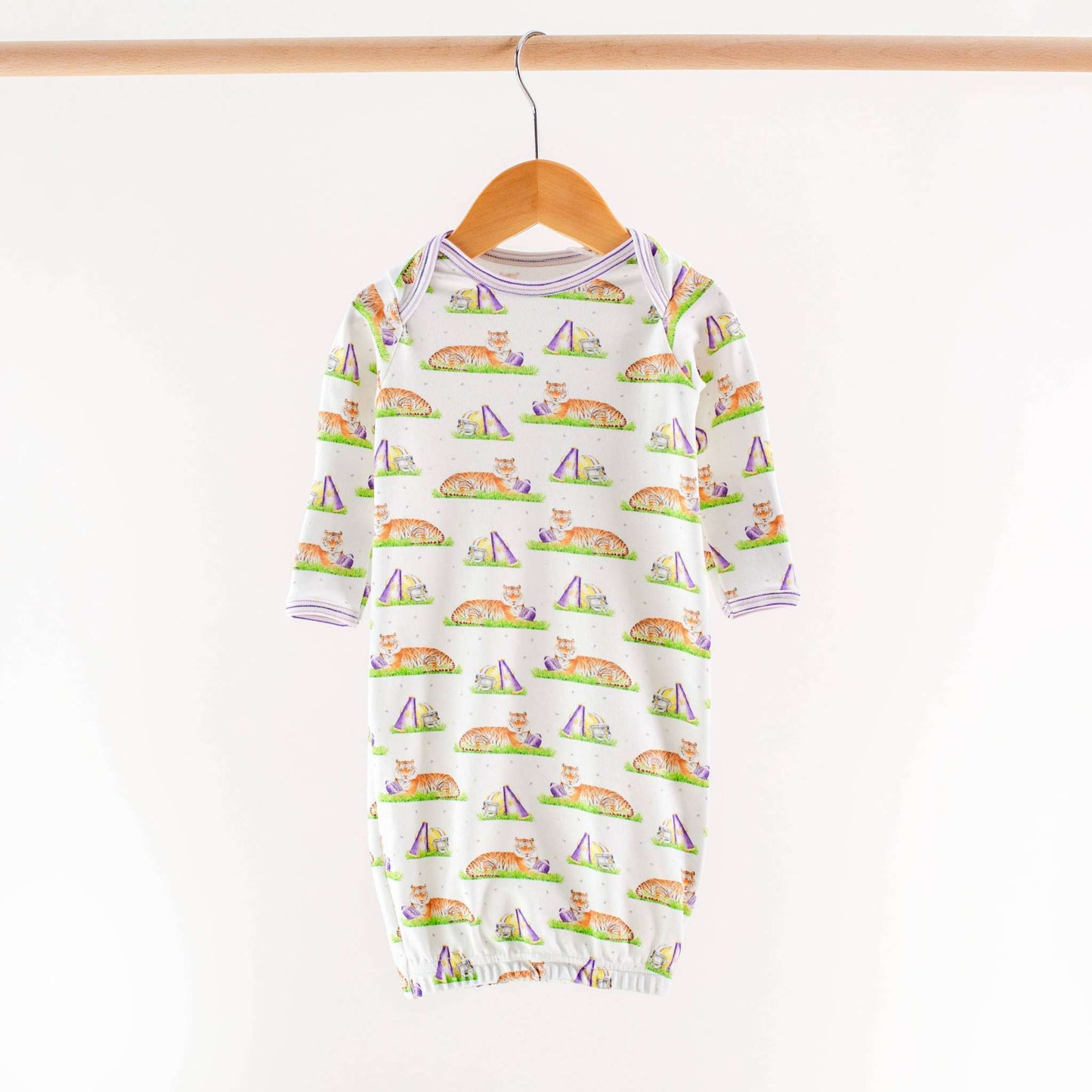 Nola Tawk - Mascot Mania in Louisiana Organic Cotton Kids Pajamas