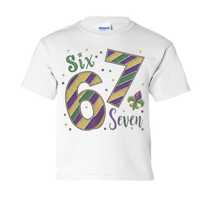 67 Mardi Gras Kids Graphic Cotton T-shirt