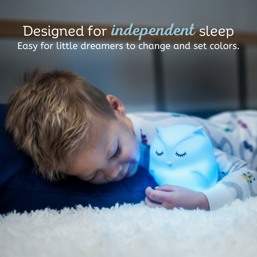 LumiPets® Opal the Owl- Children's Touch Night Light