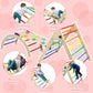 Edostory 5 In 1 Pikler Triangle Set, Indoor Playground And Gym For Kids, Foldable Wooden Montessori Climbing Set Triangle Ladder