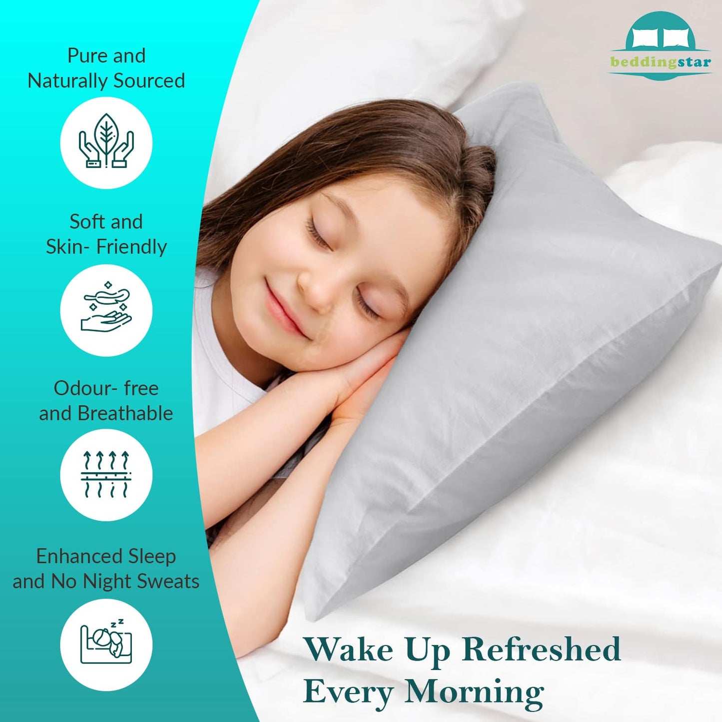 Travel Pillow Case 12X16 Size Set Of 2 Pc Envelope Closure Toddler Pillowcase 600 Thread Count 100% Soft Egyptian Cotton Travel