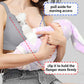 Ilovesia 3Pack Nursing & Pumping Bra All In One Hands Free Pumping Bra Black+Gray+Beige Size 2Xl