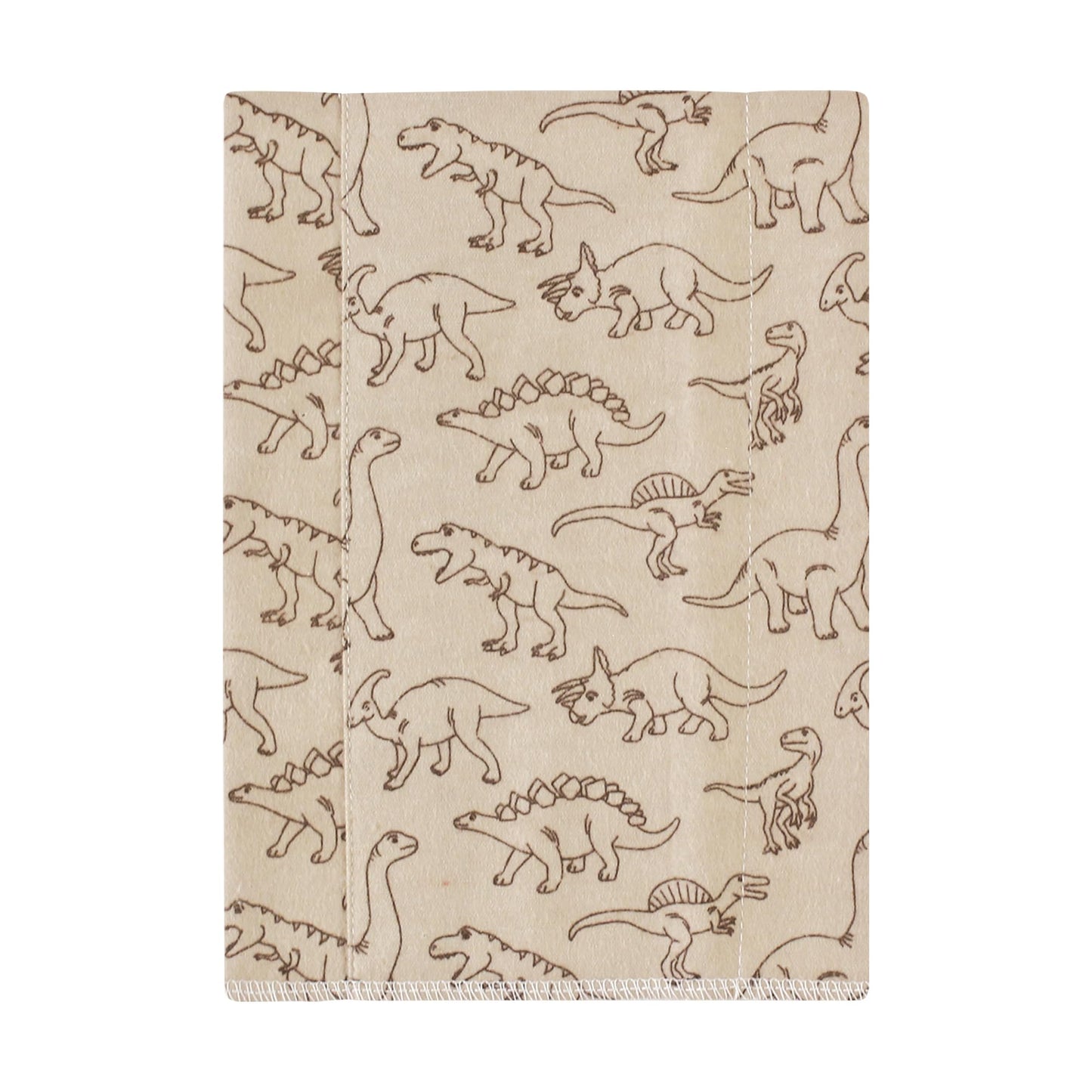 Hudson Baby Unisex Baby Cotton Flannel Burp Cloths, Dinosaur Adventures 7-Pack, One Size