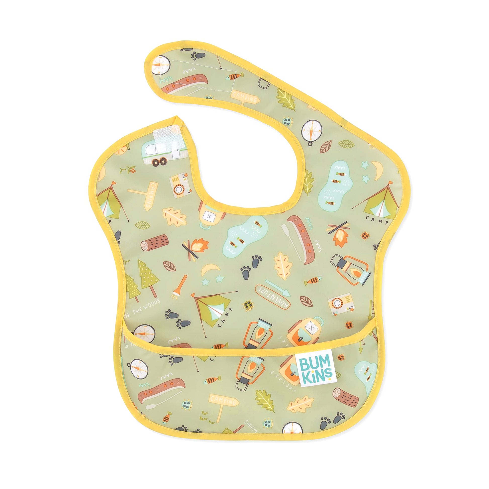 Bumkins Bibs for Girl or Boy, SuperBib Baby and Toddler 6-24 Mos, Essential Must Have for Eating, Feeding, Baby Led Weaning Supp
