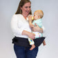 CLEVE Pulse Ultimate Comfort Hip Seat Baby Carrier - Award-Winning 9 Position Front & Back Carry - US Safety Certified Up to 4
