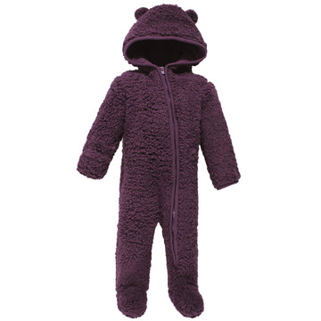 Hudson Baby Unisex Baby Fleece Sleep And Play, Purple, 18-24 Months