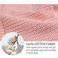 Simple Knitted Baby Beanie Hip-Hop Boys Winter Hat Toddler Kids Bonnet For Girls 0-5Y (White+Pink+Beige, M)