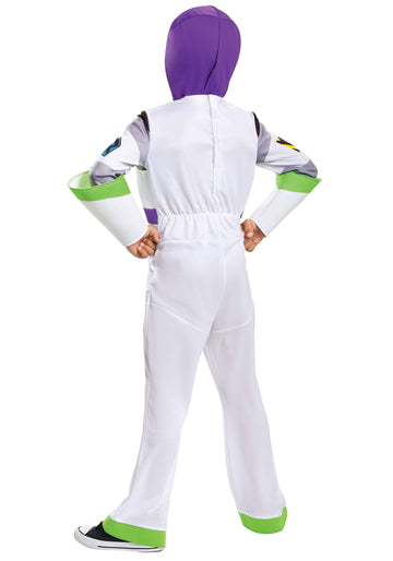 Disguise Buzz Lightyear Classic Toy Story 4 Child Costume White, M (7-8)