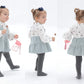 Epeius Baby Tights Little Girls Cable Knit Tights Solid Cotton Stockings Children Seamless Footed Leggings Pantyhose 4-6 Years (