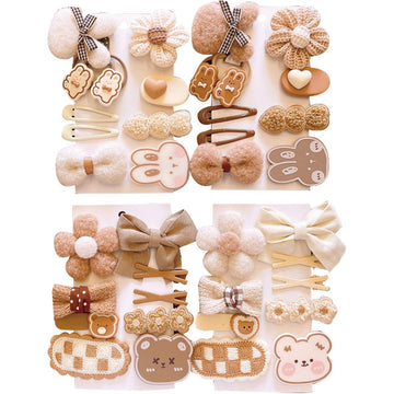 Ewanda store 36 Pcs Cute Baby Girls Hair Clips,Childrens Clip Headband Hair Barrettes,Girls Flower Hairpins Clips Hair Accessor
