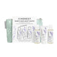 The Honest Company Babe'S Mini Must Haves Gift Set  Travel Size Lavender Shampoo + Body Wash (2 Fl Oz), Face + Body Lotion (1 Fl